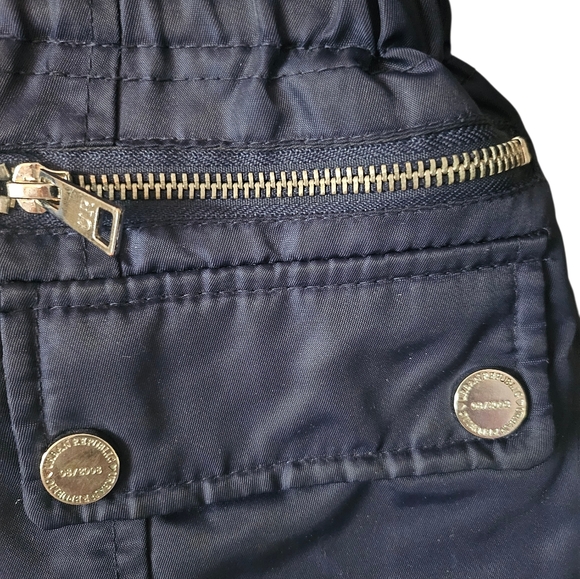 Urban Republic Girl's Anorak Jacket Faux Fur Hood Navy Blue Size 4 - Picture 6 of 14